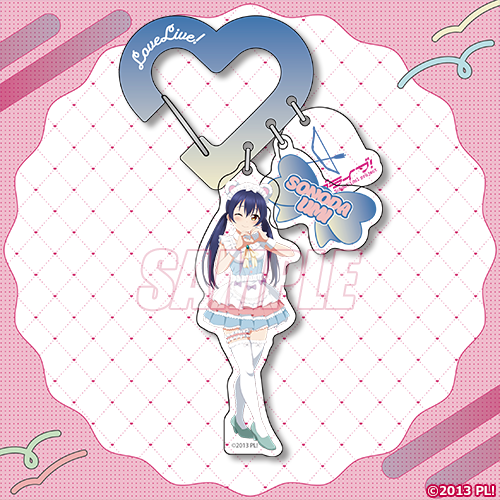 カラビナ付きアクリルキーホルダー 園田海未