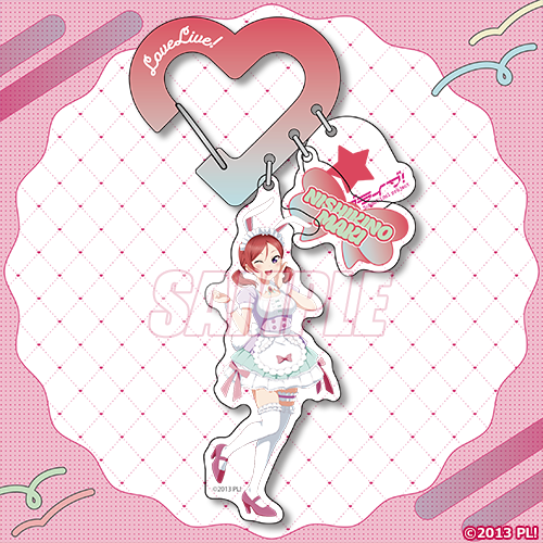 カラビナ付きアクリルキーホルダー 西木野真姫