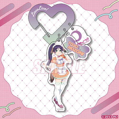 カラビナ付きアクリルキーホルダー 東條 希