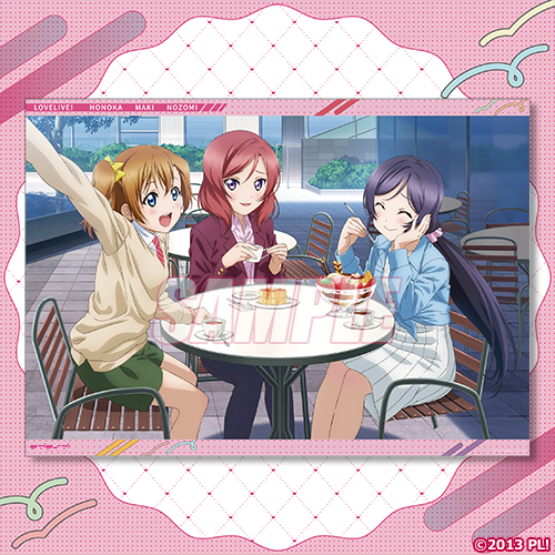 A3クリアポスター 穂乃果&真姫&希