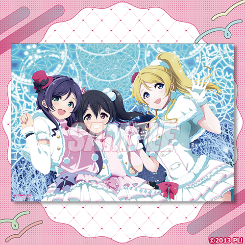 A3クリアポスター 絵里&希&にこ