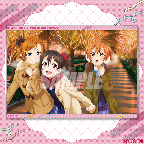 A3クリアポスター 穂乃果&凛&にこ