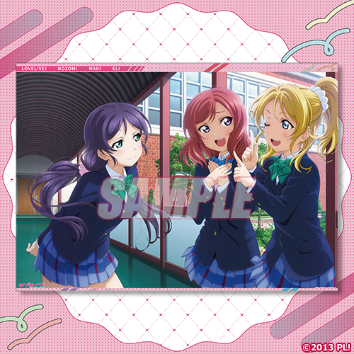 A3クリアポスター 絵里&真姫&希