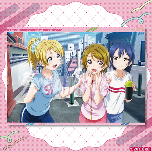 A3クリアポスター 絵里&海未&花陽