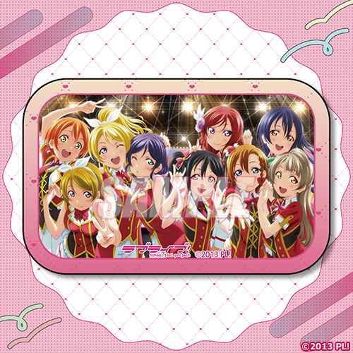 スクエア缶バッジ μ's集合 A