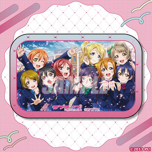 スクエア缶バッジ μ's集合 B
