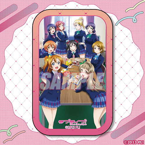 スクエア缶バッジ μ's集合 C