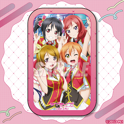 スクエア缶バッジ 凛&真姫&花陽&にこ