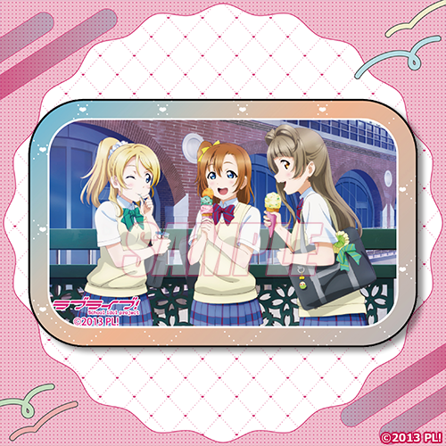 スクエア缶バッジ 穂乃果&絵里&ことり