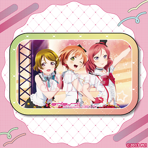 スクエア缶バッジ 凛&真姫&花陽