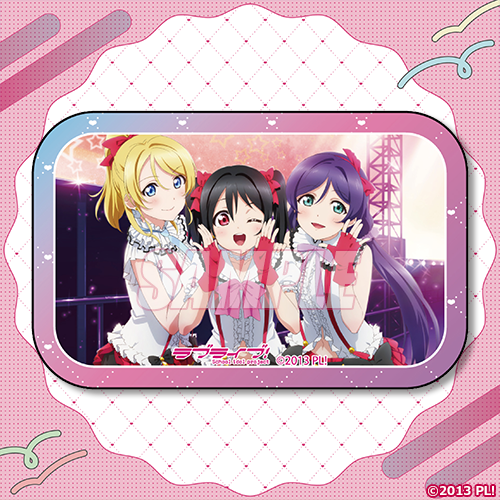 スクエア缶バッジ 絵里&希&にこ