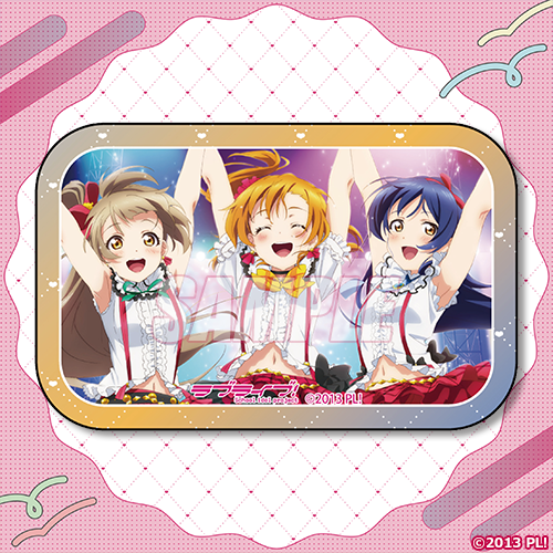 スクエア缶バッジ 穂乃果&ことり&海未