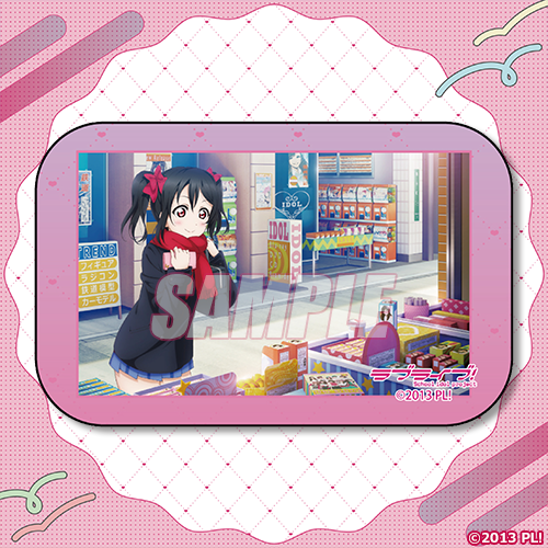 スクエア缶バッジ にこ