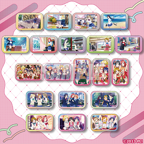 D賞 スクエア缶バッジ全20種セット