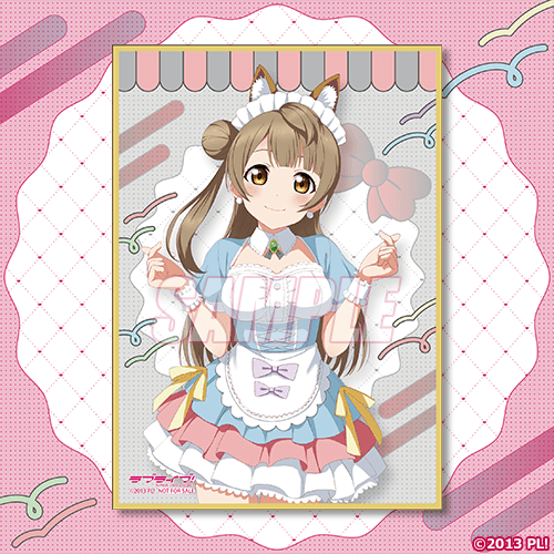 描き下ろしイラストA6ミニ色紙 南 ことり