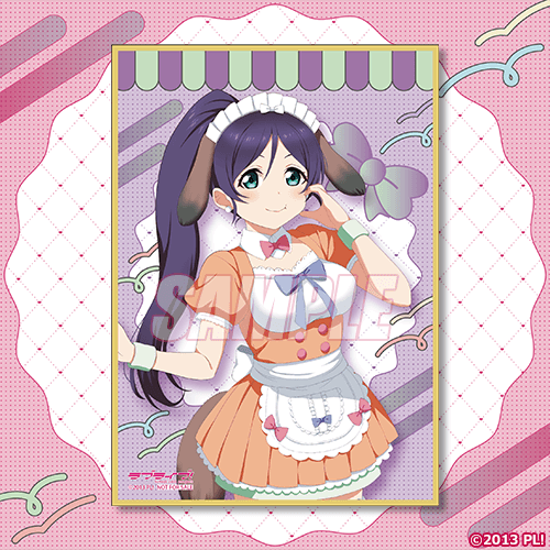 描き下ろしイラストA6ミニ色紙 東條 希