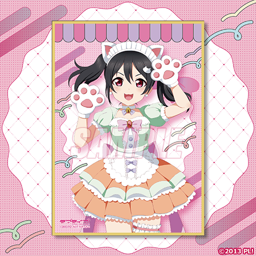 描き下ろしイラストA6ミニ色紙 星空 凛