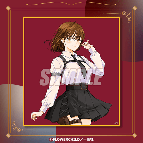 C-1 ミニ色紙 描き下ろし伊緒
