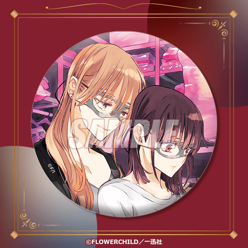 D-5 大きめ缶バッジ 名場面カラー