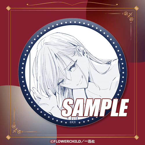 D-6 大きめ缶バッジ 名場面美紗A