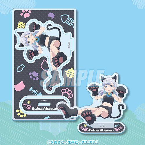 B-4 アクリルスタンド 阿波連れいな 猫