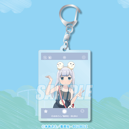 C-1 アクリルキーホルダー 阿波連れいな 遊園地