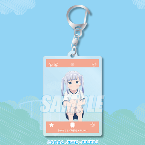 C-3 アクリルキーホルダー 阿波連れいな 体操服