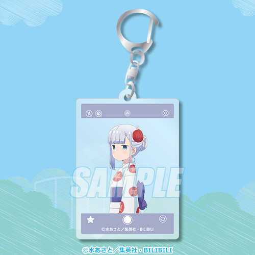 C-6 アクリルキーホルダー 阿波連れいな 浴衣