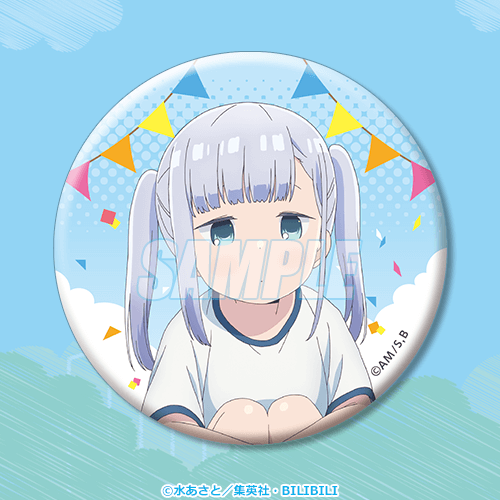 D-3 缶バッジ 阿波連れいな 体操服