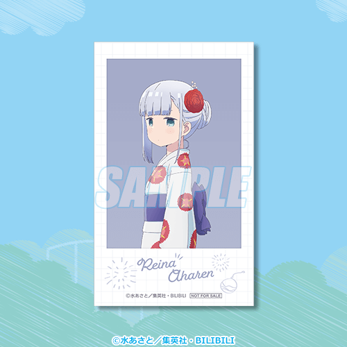 ミニブロマイド 阿波連れいな 浴衣