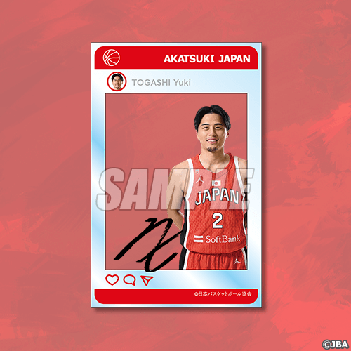 SNS風クリアカード 富樫勇樹