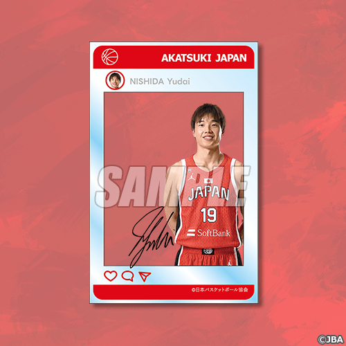 SNS風クリアカード 西田優大