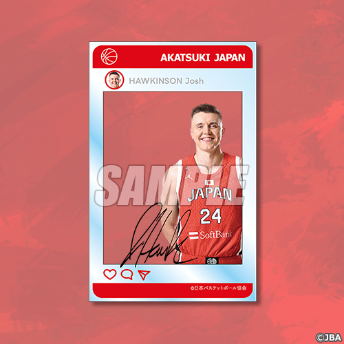 SNS風クリアカード ジョシュ・ホーキンソン