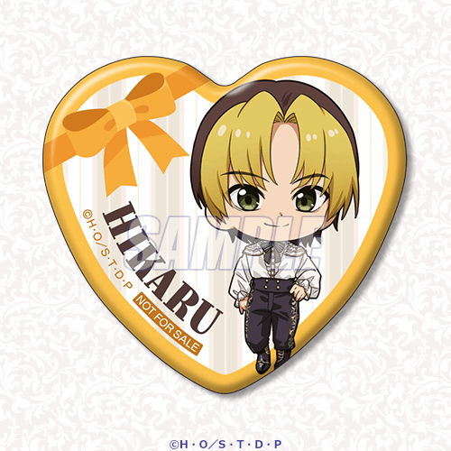 ハート型缶バッジ 進藤ヒカル