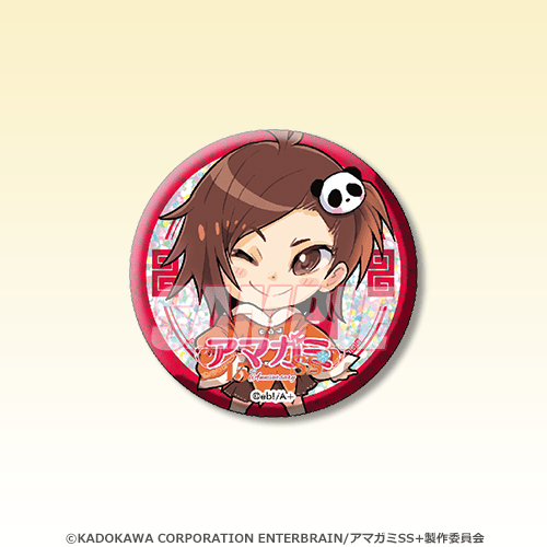 D-12 きらきら缶バッジ 伊藤香苗