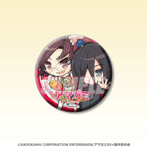 D-13 きらきら缶バッジ 夕月琉璃子＆飛羽愛歌