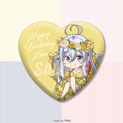 誕生日特典 ハート型ちびキャラ缶バッジ レーナ フェアリー