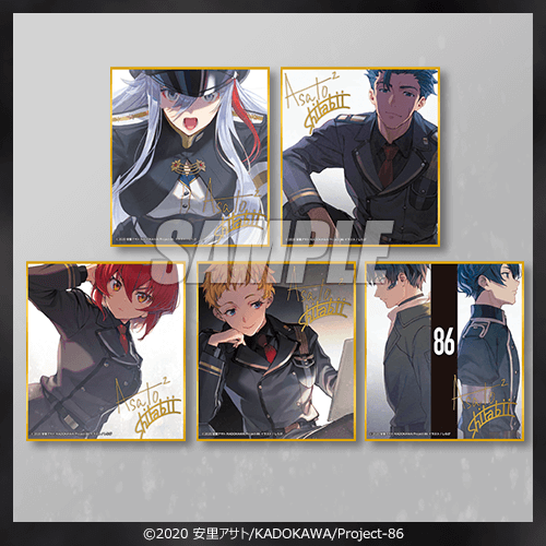 ミニ色紙 レーナ、ライデン、クレナ、グレーテ、シン&キリヤ