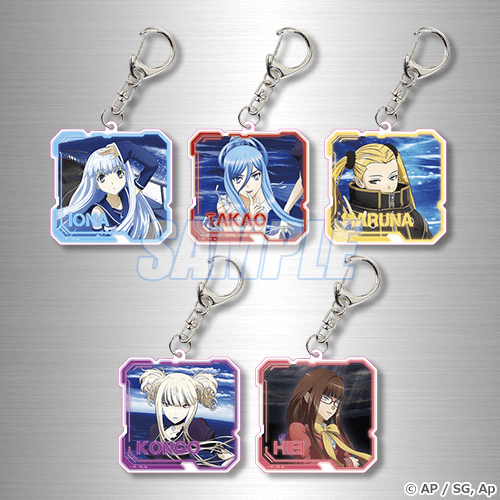 B賞 アクリルキーホルダー全5種セット