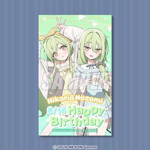 ステッカー ヒカリ＆ノゾミ BD