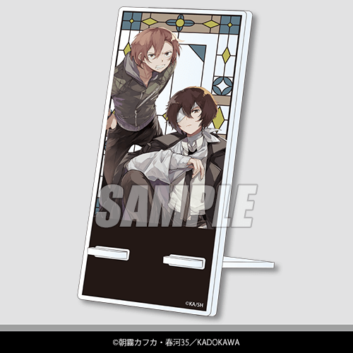 B-3 アクリルスマホスタンド 中原中也＆太宰治