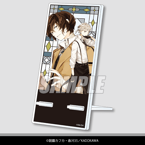 B-4 アクリルスマホスタンド 太宰治＆中島敦