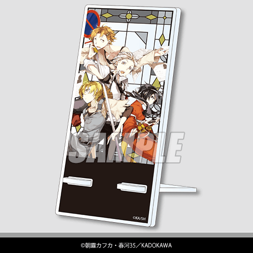 B-5 アクリルスマホスタンド 中島敦＆谷崎潤一郎＆宮沢賢治＆泉鏡花