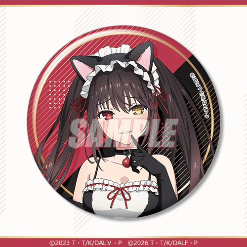 缶バッジ 時崎狂三 BLACK CAT