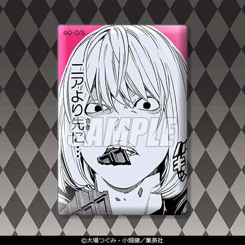 スクエア缶バッジ メロ