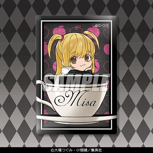 スクエア缶バッジ 弥海砂 ミニキャラ