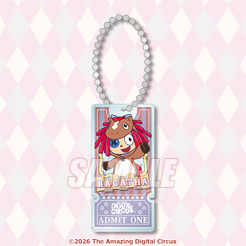チケット風アクリルキーホルダー ラガタ