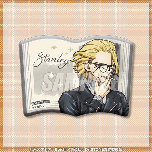 BOOK型缶バッジ スタンリー