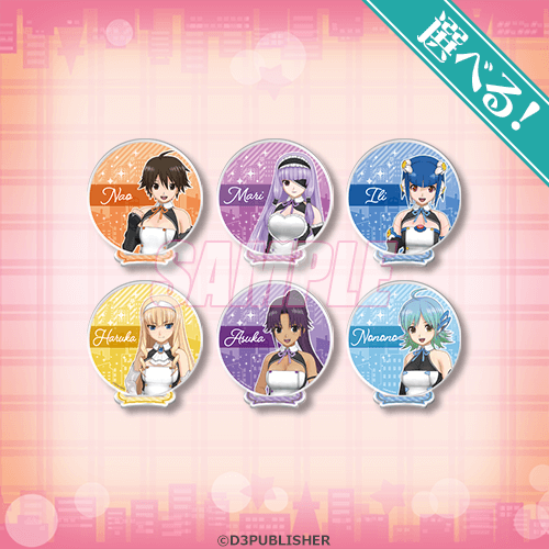 選べる！アクリルコースタースタンド  ナオ/魔璃/アイリ/遙華/あすか/ノノノ