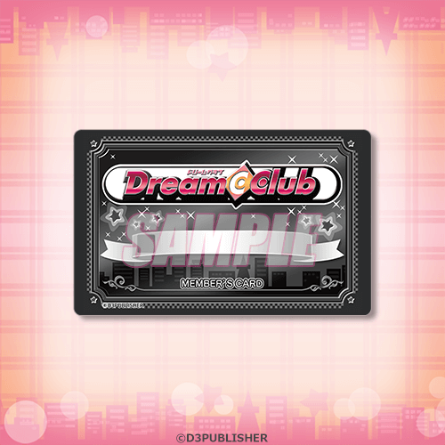 メンバーカード風ステッカー ブラック